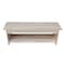 International Concepts Brookstone Bench, 48" Long, Unfinished BE-48 - alternate 3